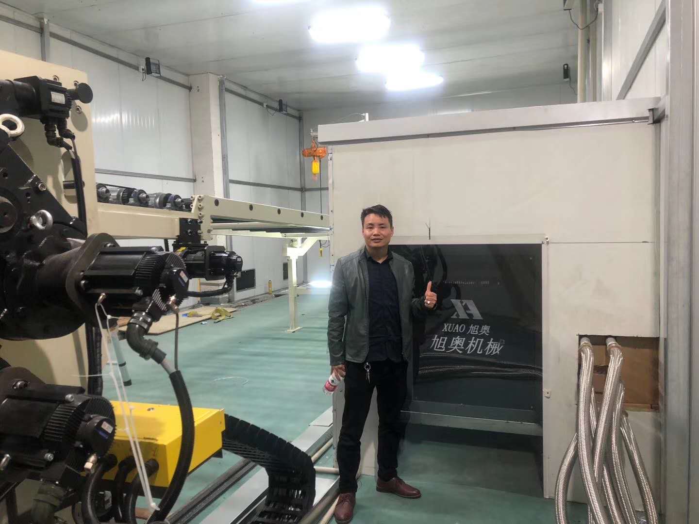 PC/亞克力控溫現(xiàn)場